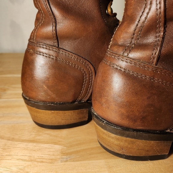 Vintage boots by Vulcan size 6 us brown leather - Picture 12 of 16